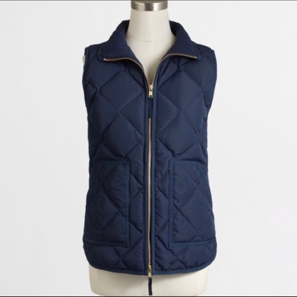 5 for $25 J. Crew Navy Excursion Quilted Vest